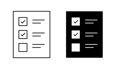 Listing icon stock illustration