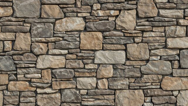 Background featuring a stone wall constructed from stones of different dimensions