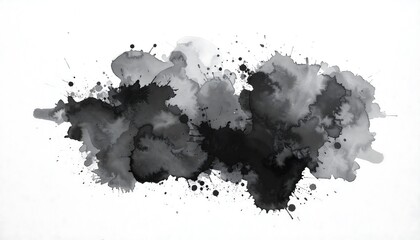 Obraz premium Abstract ink blot painting
