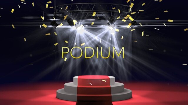 Podium Celebration Title