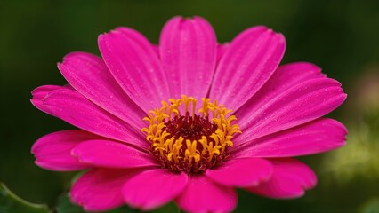 Exquisite Pink Petals with Bright Yellow Stamens in Close Detail