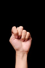 Clenched Fist Symbolizing Strength