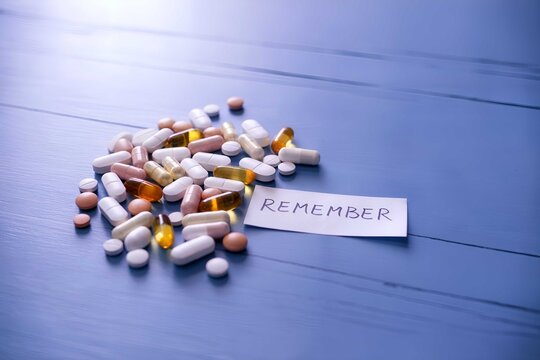 Pills medication reminder health care concept