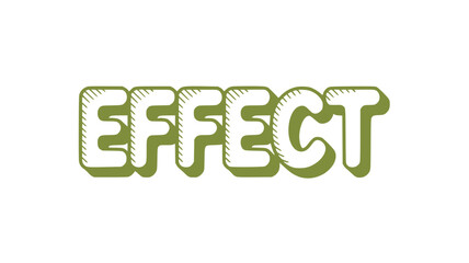 Fototapeta premium Effect Text Graphic.