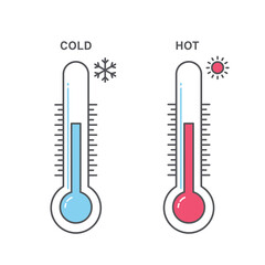 Cold and Hot Temperatures Illustrated