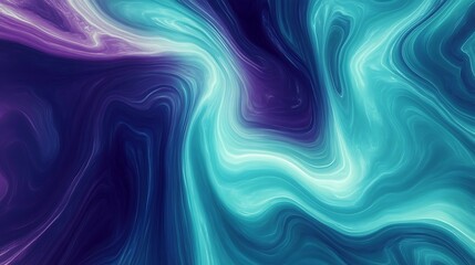 Obraz premium Abstract blue and purple fluid art background with swirling patterns and textures
