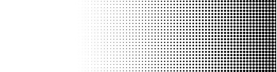Png Pop Art Circle Dot Pattern with Monochrome Vector Gradient. Png Seamless Polka Dot Texture with Retro Fade Halftone Effect © Iryna