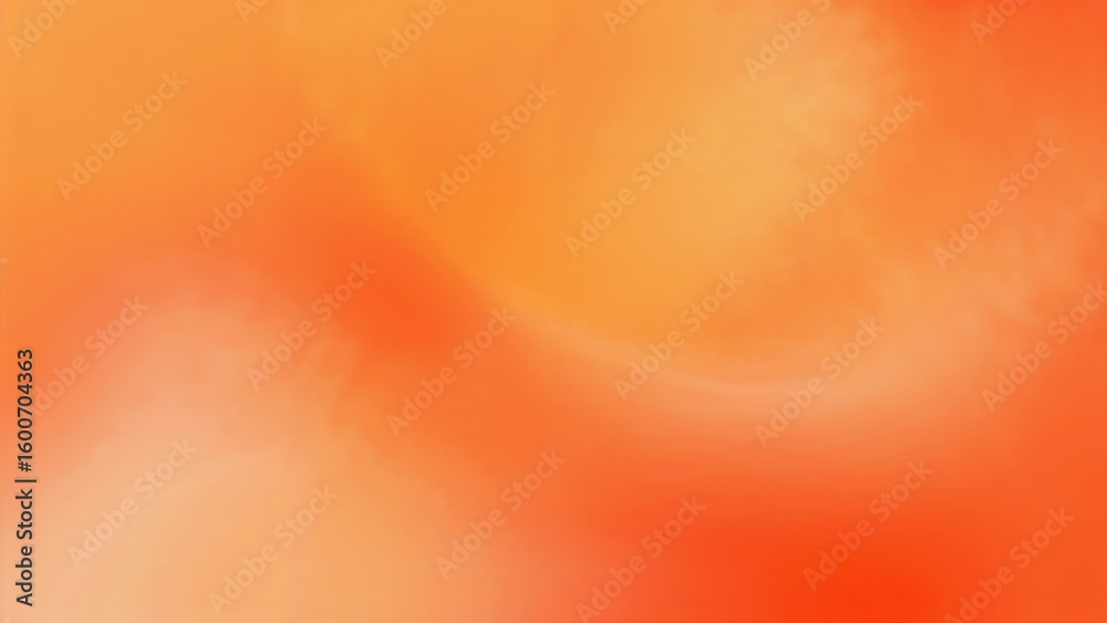Poster gradient design with orange bokeh effect