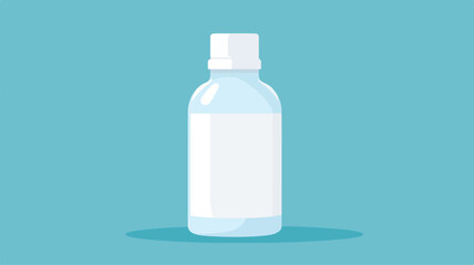 Professional Correction Fluid Bottle Icon for Transparent Vector Design