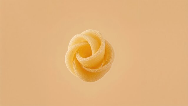 Macro view highlighting cavatappi pasta details