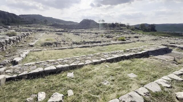 Hattusa, also Hattuşa, Ḫattu&scaron;a, Hattusas, or Hattusha, was the capital of the Hittite Empire in the late Bronze Age during two distinct periods. Its ruins lie near modern Boğazkale, Turkey