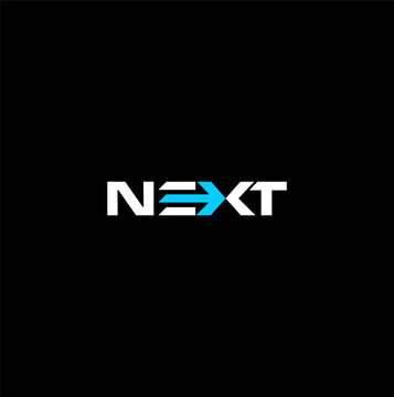 Next typography logo template vector, suitable for your design need, logo, illustration, animation, etc.
