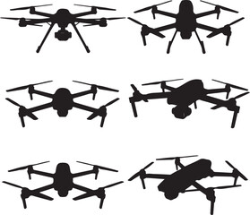 Quadcopter drone aerial vehicle flying machine rotorcraft