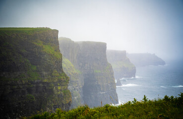 Irish cliffs at the seaside