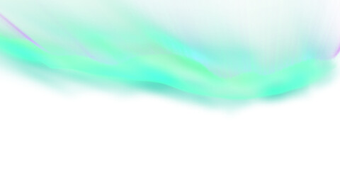 Aurora Borealis magical effect green blue, the elegant aurora lights glowing brightly at night