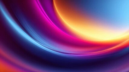 Flowing abstract gradient waves in vivid orange, pink, blue, and purple tones, smooth glossy motion with elegant curves and light transitions, concept of modern digital design and creative visuals - Powered by Adobe