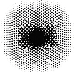 halftone dots background