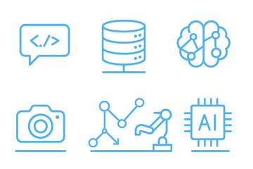 Exploring the intersection of technology, data, and artificial intelligence in a modern workspace
