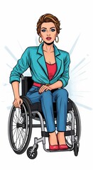 Obraz premium Lyngrim’s Bold 2D Pop Art Series for Modern Visual Storytelling