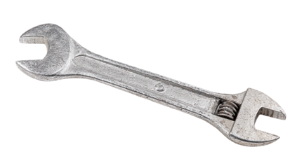 Adjustable wrench, metal, tool