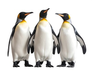 Fototapeta premium Penguins in a row