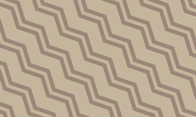 abstract brown colour diagonal zig zag line pattern with light brown colour background