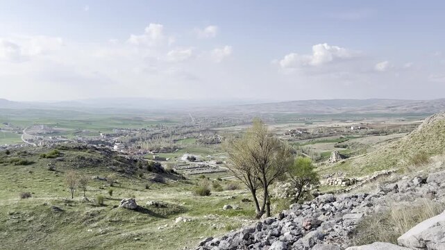 Hattusa, also Hattuşa, Ḫattu&scaron;a, Hattusas, or Hattusha, was the capital of the Hittite Empire in the late Bronze Age during two distinct periods. Its ruins lie near modern Boğazkale, Turkey