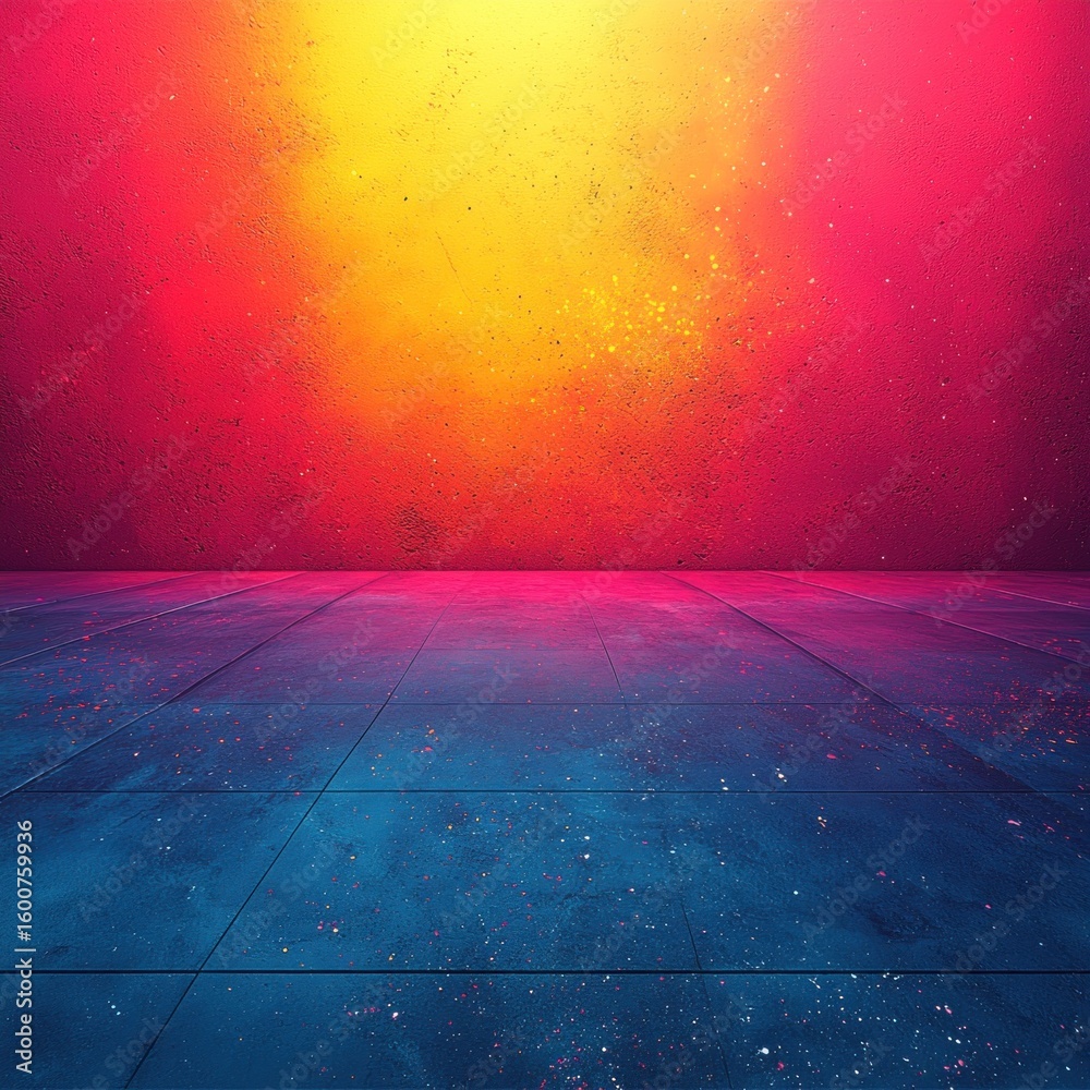 Poster Abstract Color Gradient Blurred Background with Dynamic Effect. Abstract Modern Dynamic Colors Gradient Background. Grainy Texture Background Style with Copy space.