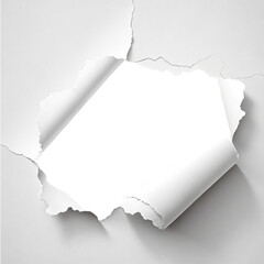 torn paper with space