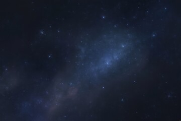 Naklejka premium Deep Space Nebula With Distant Stars galaxy cosmos