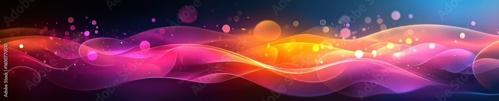 Poster Abstract Neon Color Gradient Blurred Background with Dynamic Effect. Abstract Modern Dynamic Colors Gradient Background. Grainy Texture Background Style with Copy space.