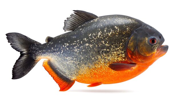 Profile view of a large fish