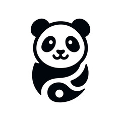 Cute baby panda bears, some with bamboo and others with hearts, are fun cartoon illustrations perfect for any wild animal or zoo character design