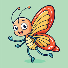 little butterfly playing