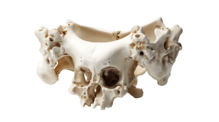 Animal Pelvis Bone Isolated on Transparent background