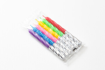 カラフルなロウソク