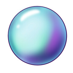 the blue bubble