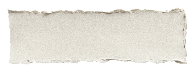 Naklejka premium Ripped off piece of light beige paper