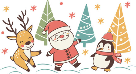 Christmas decorative items over white.
Watercolor illustration: Christmas tree decorated with balls. Gifts under the Christmas tree. Template for the design
 Mega set