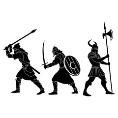 medieval knight with sword