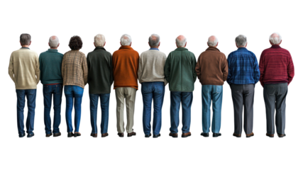 PNG People standing in line person back clothing.