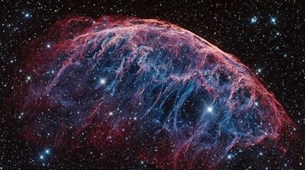 Colorful Nebula In Deep Space