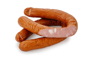 sausage isolated on white
