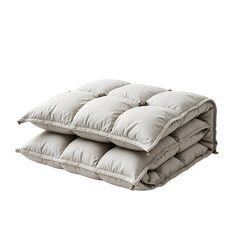 Fototapeta premium Luxurious down comforter for ultimate comfort and serene relaxation in bedroom