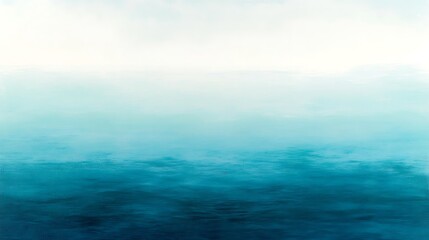 Fototapeta premium Serene ocean horizon with calming turquoise hues and gentle ripples under a bright sky