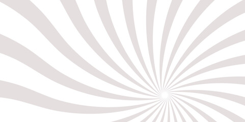 Radiant Sunburst Illustration with Fiery Solar Rays, Snow Sunburst for the background. Seamless retro white and gray vintage burst sunrise sunbeam element spiral striped illustration 