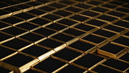 A metal grid with a square of metal grate that says i love it
1