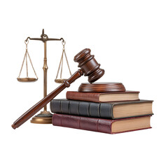 Justice scales gavel legal books law concept