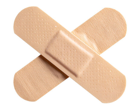 Bandaid Bandage Isolated on Transparent Background.