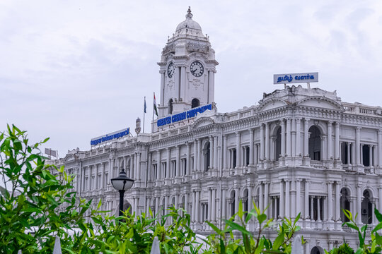 The Ripon Building is the seat and headquarters of the Greater Chennai Corporation in Chennai, Tamil Nadu. It is located near the Chennai Central railway station. largest Government Building in india.